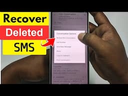 How to recover deleted Text Message / SMS in 2024