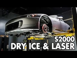 Next-Level Cleaning for the Honda S2000: Dry Ice & Laser Cleaning for a Flawless Finish!