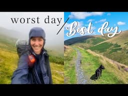 My HARDEST day in the Lake District | Hiking the Cumbria Way (pt. 2): Great Langdale to Carlisle