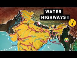 India's Crazy Upcoming Water Highway Project | Inland Waterways Project India