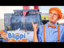 Blippi Learns How To Smash the Trash | Blippi's Stories and Adventures for Kids | Moonbug Kids