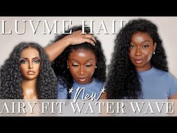 Big Head Friendly or Nah?! | LuvMe Hair Airy Fit Water Wave Wig Review + Install | Tan Dotson