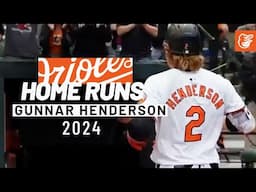 All 37 Gunnar Henderson Home Runs from 2024 | Silver Slugger Finalist | Baltimore Orioles