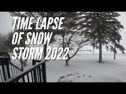 Timelapse of Snow Storm