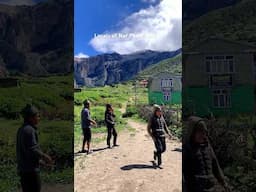 Locals of Nar Phu Valley Trek in Nepal #shorts