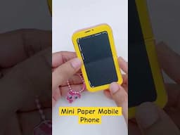 DIY Miniature Mobile phone With Paper #diy #art #craft #artandcraft #miniature #cute