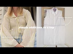 DIY // 2 Simple Ways to Level Up a Button Up (or any garment)