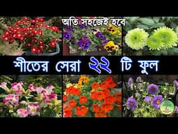 অতিসহজে করার মত শীতের সেরা ২২টি ফুল / 22 Easy Winter Flowers / roof gardening