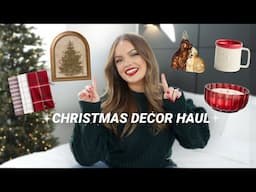 *NEW* CHRISTMAS DECOR HAUL! 🎄✨ Target, Amazon, Crate & Barrel and Anthropologie 2024