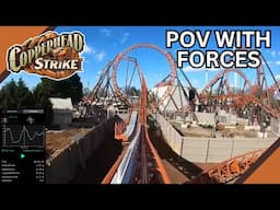 Copperhead Strike POV with Forces | Carowinds Mack Multi-Launch Coaster