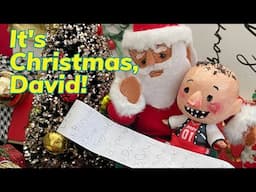 It's Christmas, David! Read Aloud with Custom David doll