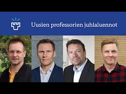 Oulun yliopiston uusien professorien juhlaluennot