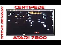 Centipede on the Atari 7800