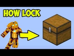 Minecraft how to LOCK CHEST (Full Guide) (2024)