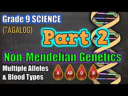 Non-Mendelian Genetics: Multiple Alleles & Blood Types- Gr 9 (Tagalog)