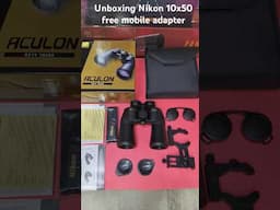 #nikon #binoculars 10x50 #unboxing #free mobile adapter #qc check 425 AQI #shorts #9899212222