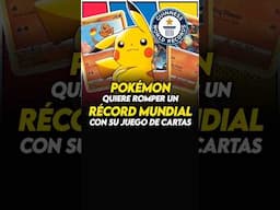 🛑POKÉMON quiere romper un RECORD MUNDIAL con su juego de cartas🛑 #anime #otaku #videojuegos #pokemon