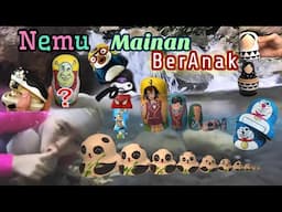 BERBURU MATRYOSHKA KEJUTAN DIDALAM AIR TERJUN!Mama ku Kembar 5 Ada di Rumah, Di Air Dan Di Hutan