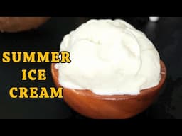 Summer Ice Cream #icecreamrecipe |Coconut milk powder ice cream recipe