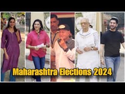 Maharashtra Elections 2024 | Bollywood Industry Arrives To Cast Their Votes | Full Video