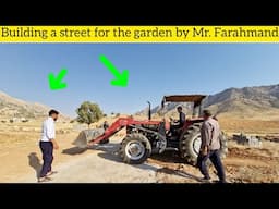 Excavation to create a street by Mr. Farahmand with the help of nomadic grandmother🌏