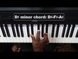 How to Play the D Sharp Minor Chord on Piano