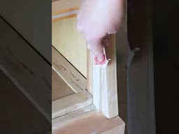 Painting A Dresser Green With Added Dowels.