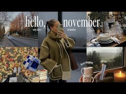 Hello November ❄️ | christmas shop with me, monthly reset routine, preparing for winter