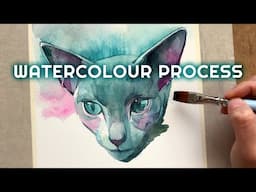 Changes I've made to my watercolour process! + NEW BOOK ANNOUNCEMENT!👀📢