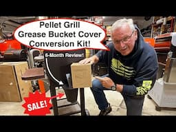 FREE! Pellet Grill Grease Bucket Cover Kit! / Fits Traeger, Pit Boss Z-Grills and More!