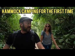 Wife Tries Hammock Camping for the first time | Wild Camping Isle Of Wight | Camping with a Dog