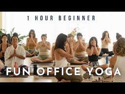 1 Hour Beginner | Fun Office Yoga| Meghan Currie Yoga