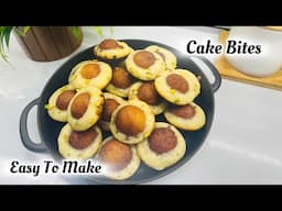 Gulab Jamun Mini Cake Bites | Eggless Gulab Jamun Cake | Mini Cake Bites