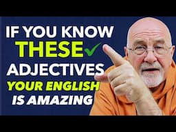 QUICK ENGLISH BOOST 🇬🇧 | Only FLUENT SPEAKERS Use These 12 English Adjectives!