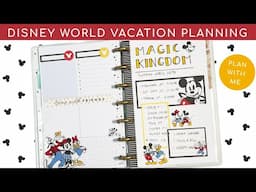 Plan with Me - Disney World Vacation | Happy Planner