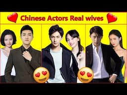 Chinese Actors Real Wives ❤️❤️ Chinese Drama, Chinese Actors