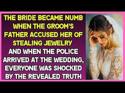 The bride was shocked when the groom's father accused her of stealing jewelry and the police arrived