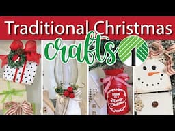 Whimsical (Traditional) Christmas Crafts | Dollar Tree DIYs