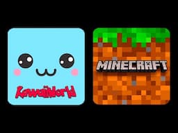 KawaiiWorld VS REAL Minecraft PE (WHICH ONE IS BETTER?)