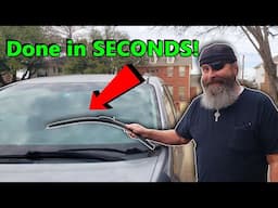 How to Replace Windshield Wipers on a Car, Truck or SUV in SECONDS