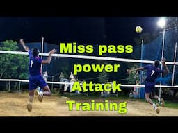 miss pass power attack training in volleyball #volleyball training