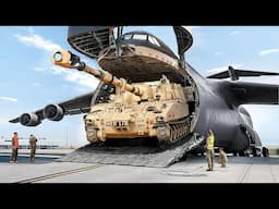 How US Air Force Transports Feared US Heaviest Armored Vehicles by Air