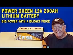 Power Queen 12V 200Ah Lithium Battery - Big Power with a Budget Price