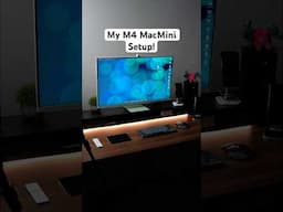 My M4 MacMini Setup! #shorts #macminim4