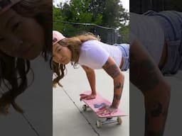 Longest handstand on a skateboard #shorts