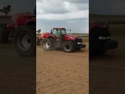 Case Magnum 340 planting soybeans