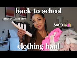 2024 BACK TO SCHOOL CLOTHING HAUL (junior year) 💸🛍️