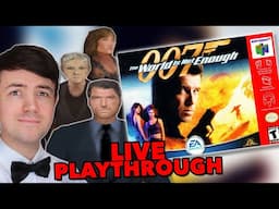 The World Is Not Enough N64 | Live Playthrough Single Player (Part 1)