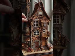 How to make Chocolate miniature house concept, idea.  #miniature #house #mini #adorable #wonka