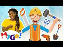 My Special Tool Box 🧰 | Blippi's Fun Videos | ASL for Kids | Learn Sign Language